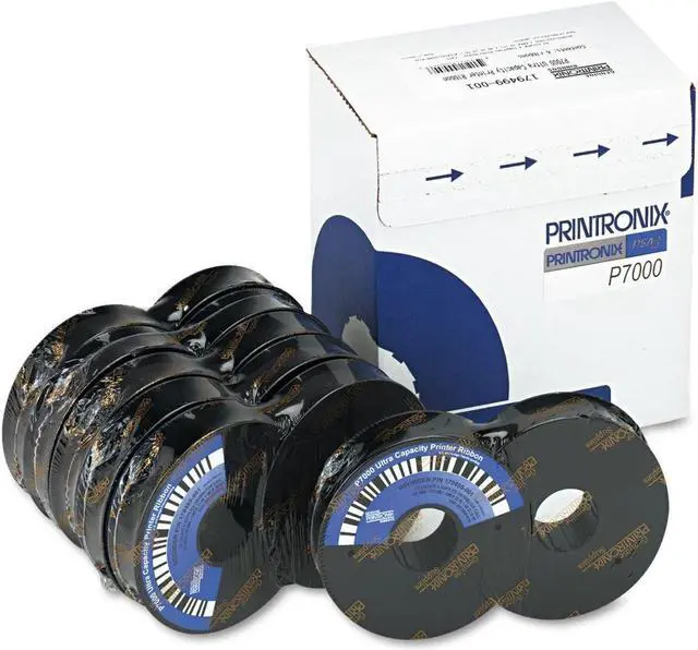 Alt view image 4 of 5 - Printronix Black Ribbon - Black - Dot Matrix - Million