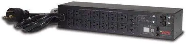 Alt view image 6 of 14 - APC Rack PDU, Switched, 2U, 30A, 120V, (16)5-20 Black