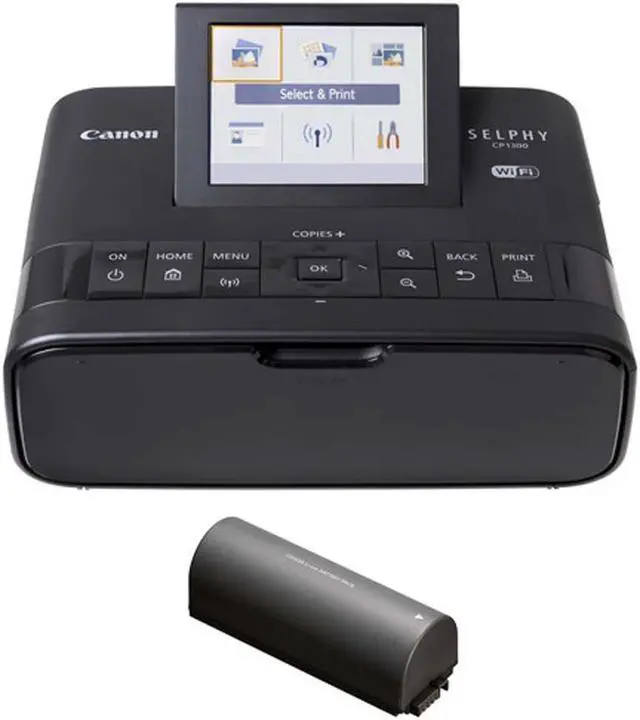 Alt view image 9 of 20 - CANON - SOHO AND INK 2234C013 CP1300 BLK COMPACT PHOTO
