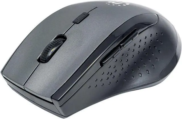 Alt view image 3 of 10 - MANHATTAN 179379 Curve Wireless Optical Mouse (Gray/Black)