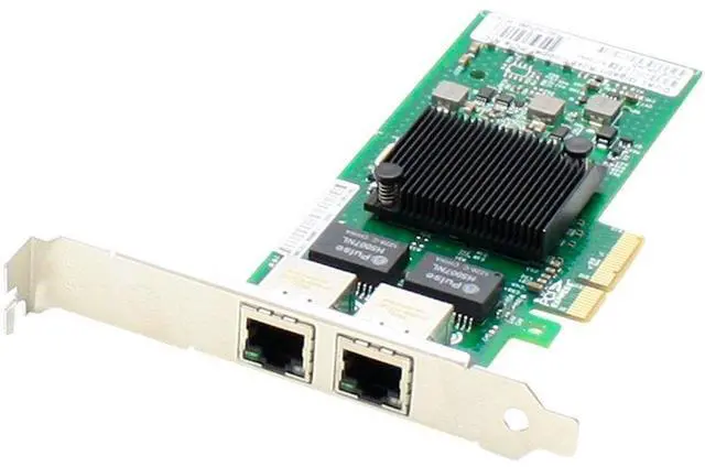 Alt view image 3 of 5 - AddOn HP 652497-B21 Comparable 10/100/1000Mbs Dual Open RJ-45 Port 100m PCIe x4 Network Interface -