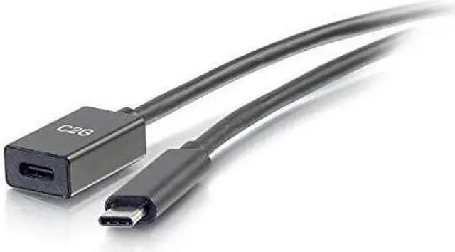 Alt view image 5 of 8 - C2G 28657 1FT USB-C TO C 3.1 (GEN 2) MALE TO FEMALE EXTENSION CABLE (10GBPS)