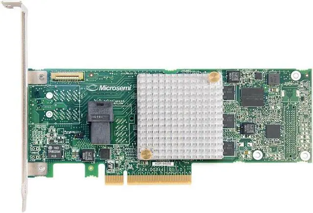Alt view image 2 of 2 - Adaptec Controller Card 2293901-R 12Gb/s 4 Port RAID PCIE SAS / SATA LP / MD2 Adapters