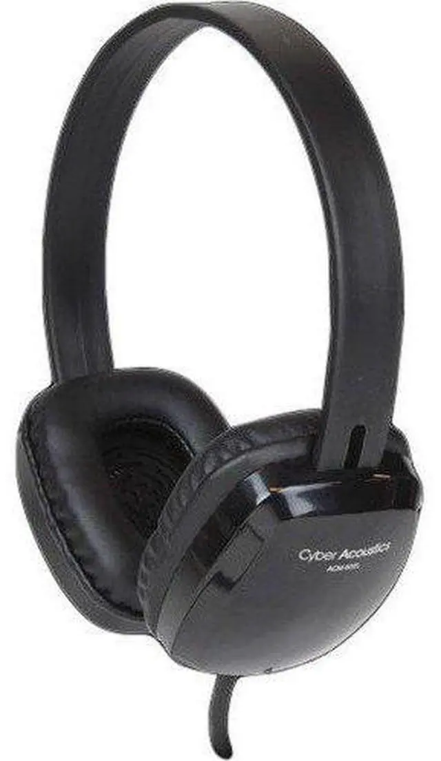 Alt view image 2 of 13 - Cyber Acoustics Stereo Headphones Black ACM-6005