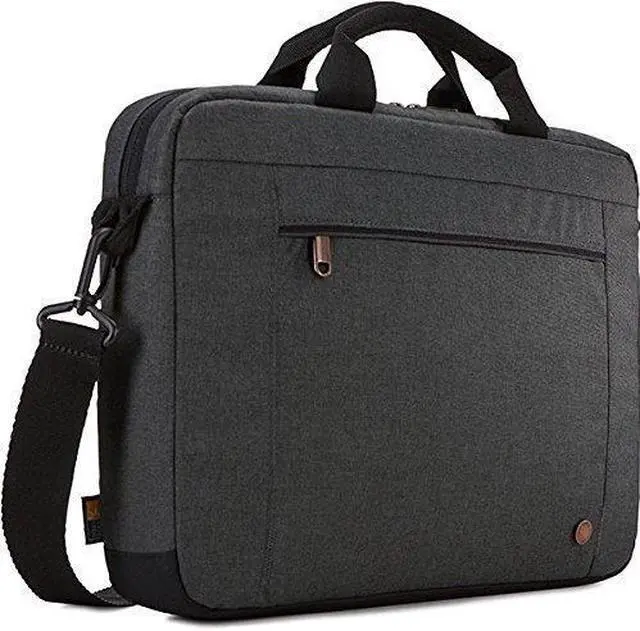Alt view image 3 of 18 - Case Logic 3203694 14 in. Era Attache Laptop Case, Black