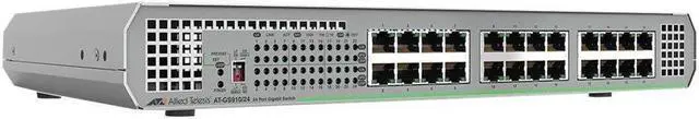 Alt view image 5 of 9 - Allied Telesis 24-port 10/100/1000T Unmanaged Switch with Internal PSU
