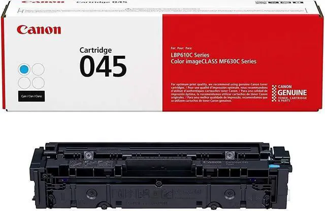 Alt view image 8 of 20 - Canon Genuine Toner, Cartridge 045 Cyan (1241C001), 1 Pack, for Canon Color imageCLASS MF634Cdw, MF632Cdw, LBP612Cdw Laser Printer