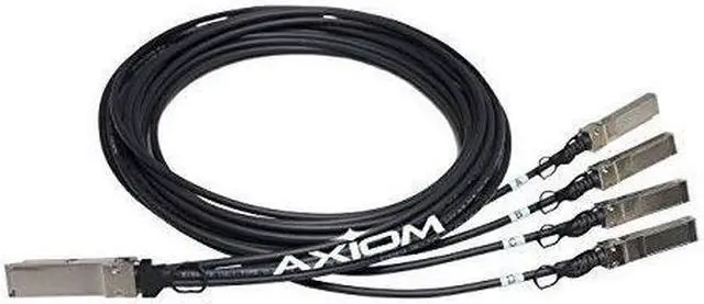 Main image of Axiom 470-AAGD-AX 470-Aagd : 40Gbase-Cr4 Qsfp+ To 4 10Gbase-Cu Sfp+ Passive Dac Cable Dell Compati