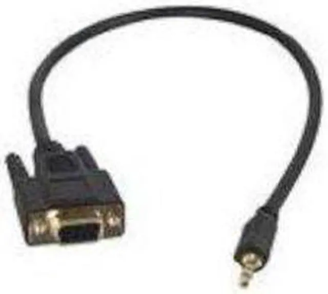 Alt view image 4 of 10 - C2G 02445 1.5FT VELOCITY™ DB9 FEMALE TO 3.5MM MALE ADAPTER CABLE