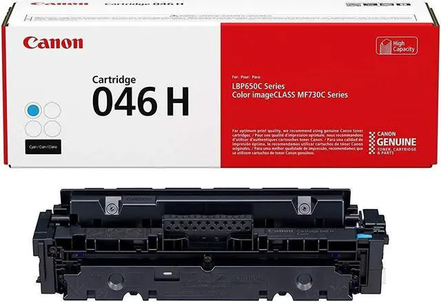 Alt view image 3 of 12 - Canon 046 High Yield Toner Cartridge - Cyan