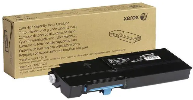 Alt view image 9 of 20 - Xerox 106R03514 High Yield Toner Cartridge - Cyan
