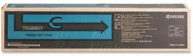 Alt view image 10 of 14 - Cyan Toner Cartridge for Kyocera TK-8307C TASKalfa 3050ci, TASKalfa 3051ci, TASKalfa 3550ci, TASKalfa 3551ci, Genuine Kyocera Brand