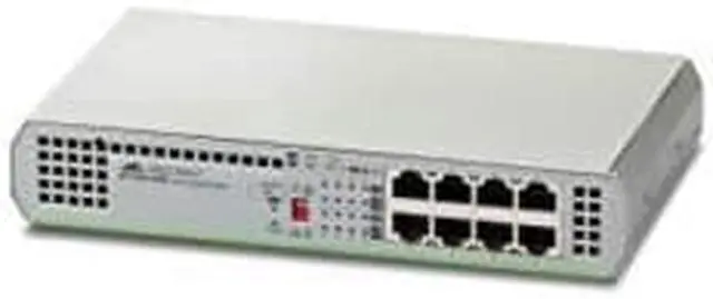 Alt view image 4 of 9 - Allied Telesis 8-Port 10/100/1000T Unmanaged Switch With External Psu