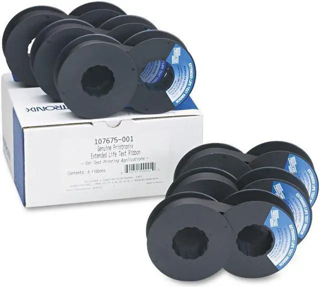 Alt view image 7 of 7 - 6PK TEXT RIBBON 30M CHAR