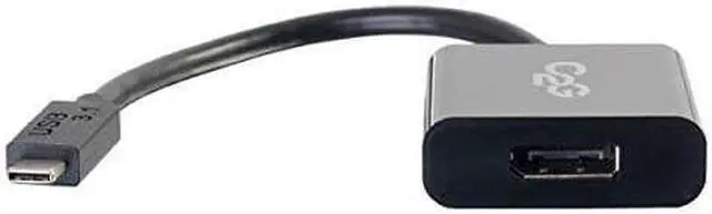 Alt view image 7 of 16 - C2g Usb C To Displayport Adapter Converter - Usb To Displayport Black Taa