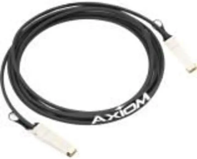 Alt view image 3 of 3 - Axiom 470-AAFG-AX Direct Attach Cable - Qsfp+ To Qsfp+ - 23 Ft - Twinaxial - Passive - For Dell Force10, Force10 S-Series, Networking C7004, C7008, S4048, Poweredge M1000