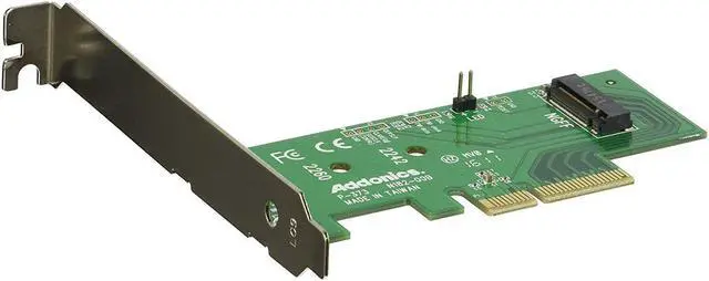 Alt view image 7 of 9 - Addonics M2 PCIe SSD - PCIe 3.0 4-Lane Adapter