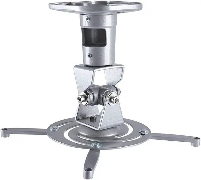 Main image of Amer Mounts Universal Celing Projector Mount Supports Up To 30 lbs - Silver