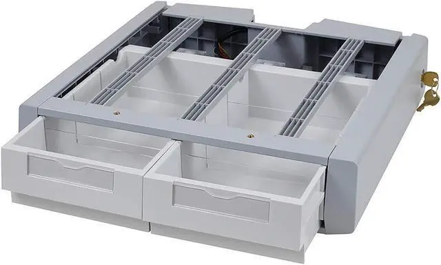 Alt view image 4 of 5 - Ergotron 97-983 Sv43/44 Supplemental Double Drawer.Attaches Under A Carts Primary Drawe
