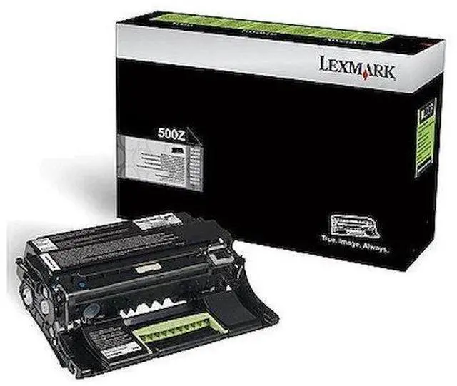 Alt view image 6 of 20 - Lexmark 50F0Z00 Lexmark 500Z Black Return Program Imaging Unit - 60000 Page Black - 1 Pack - OEM