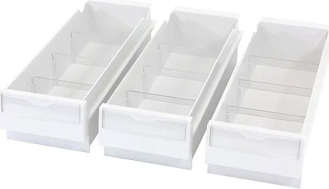 Alt view image 2 of 3 - Ergotron SV Replacement Drawer Kit, Triple (3 Small Drawers) - 12 Compartment(s) - 3 Drawer(s) - -
