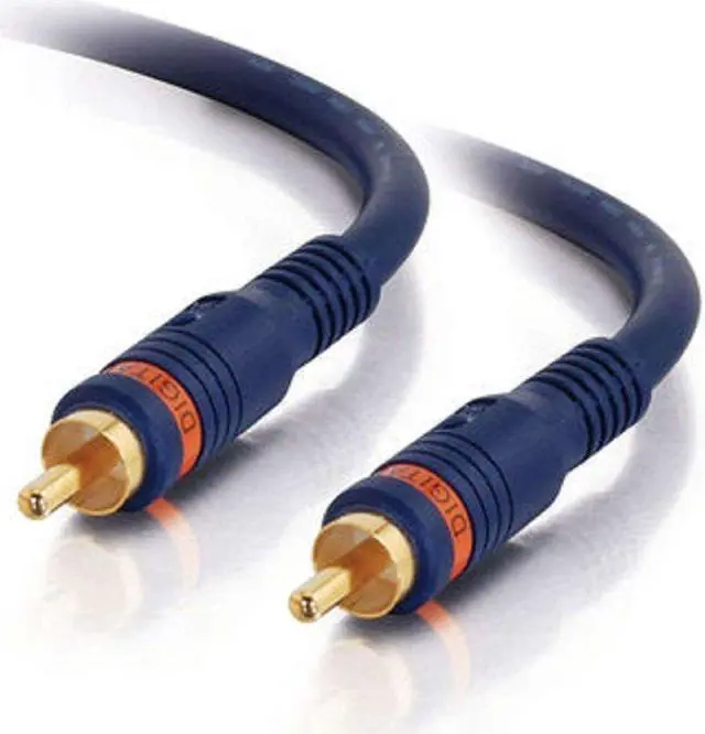 Main image of C2G 29115 Velocity S/PDIF Digital Audio Coax Cable, Blue (6 Feet, 1.82 Meters)