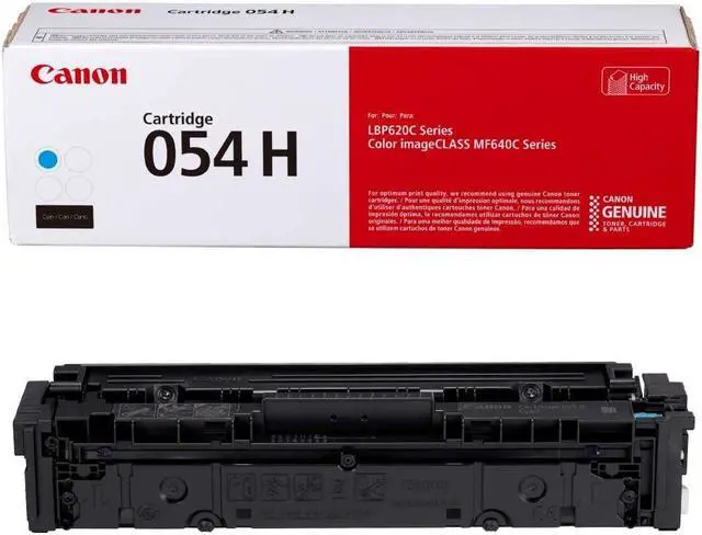 Alt view image 8 of 20 - Canon 054H Original Toner Cartridge Cyan 3027C001