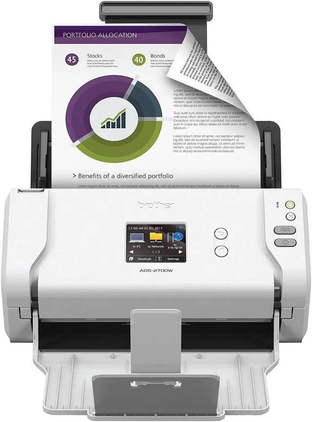 Alt view image 15 of 20 - Brother ADS-2700W Wireless High-Speed Document Scanner
