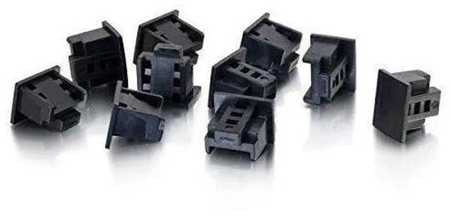 Alt view image 2 of 2 - C2G 21999 Dust Cover - Black (Qty Per Pack: 10)