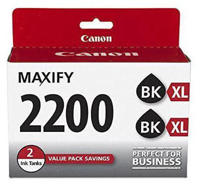 Alt view image 4 of 9 - PGI-2200XL BLACK TWIN PACK FOR