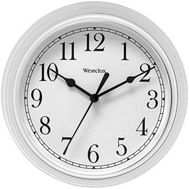 Alt view image 2 of 2 - Westclox 46994A 9" Decorative Wall Clock (White)