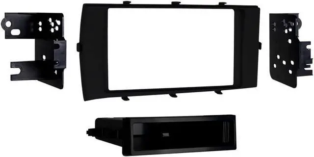 Alt view image 6 of 7 - Metra 99-8239B Single DIN Install Dash Kit for 2012-up Toyota Prius C Vehicles