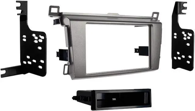 Alt view image 6 of 8 - Metra 99-8242G Single DIN Stereo Dash Kit for 2013-up Toyota RAV4 Vehicles