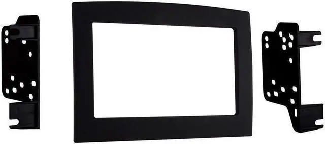 Alt view image 7 of 17 - Metra 95-6528B Black Double DIN Dash Kit for Select Dodge Ram 1500/2500/3500