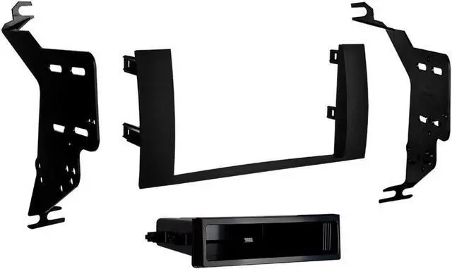 Alt view image 6 of 8 - Metra 95-8240B Double DIN Install Dash Kit w/pocket for 2004-09 Toyota Prius