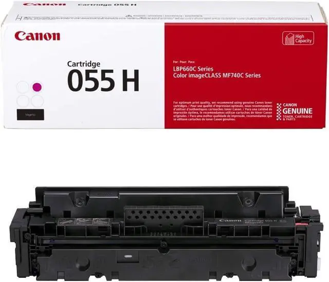 Alt view image 6 of 13 - Canon 3019c001 (055h) High-Yield Toner, 5,900 Page-Yield, Magenta 3018C001
