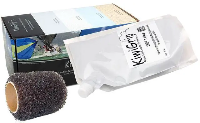 Alt view image 8 of 8 - KiwiGrip 1 Liter Pouch - Grey w/4" Roller