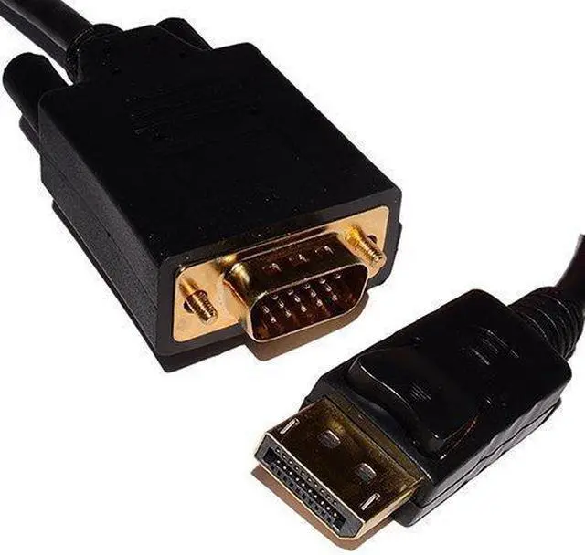 Alt view image 4 of 6 - 4XEM 6Ft DisplayPort To VGA M/M Adapter Cable
