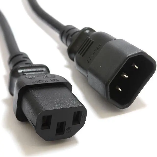 Alt view image 5 of 8 - HP A0K02A 2M 10A C13-C14-Black JPR Cord