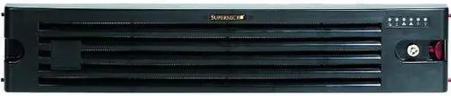 Alt view image 6 of 8 - Supermicro SC825 Black Front Bezel