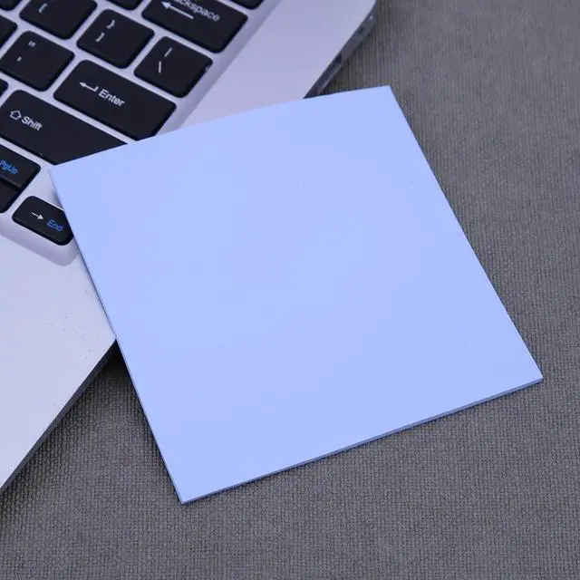 Alt view image 4 of 5 - 100x100mm Silicone Thermal Pad Sheet Computer CPU Graphics Chip Heat Sink