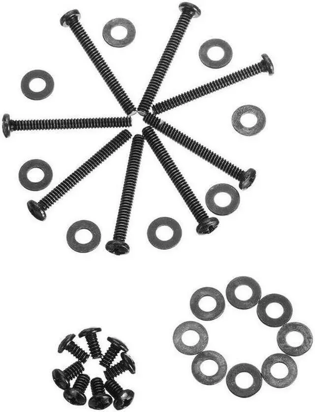 Alt view image 4 of 6 - Durable Metal Water Cooling Radiator Screw Kit Black For Corsair Hydro Series