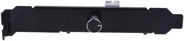 Alt view image 5 of 5 - 3 Channels Fan Hub 1 Knob Cooling Fan Speed Controller for Cpu Case Hdd Vga Pwm Fan Pci Bracket Power By 12V Fan Control
