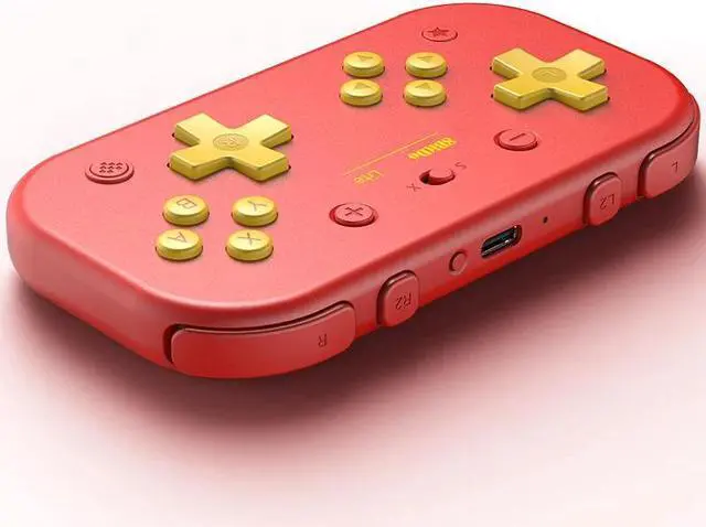 Alt view image 4 of 5 - Lite Bluetooth Game Controller For Nintendo Switch Lite Raspberry PI Stream Windows Wireless Gamepad Joystick China Red