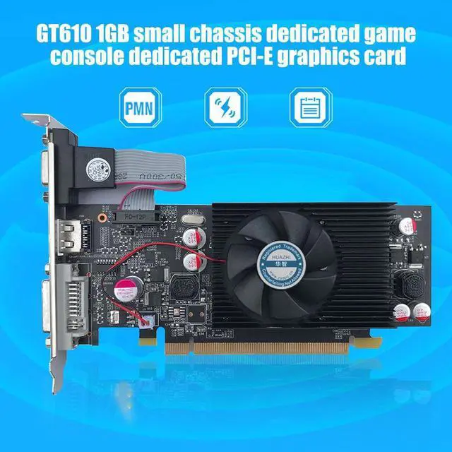 Alt view image 2 of 5 - GeForce VCGGT610 XPB 1GB DDR3 SDRAM PCI Express 2.0 Video Card