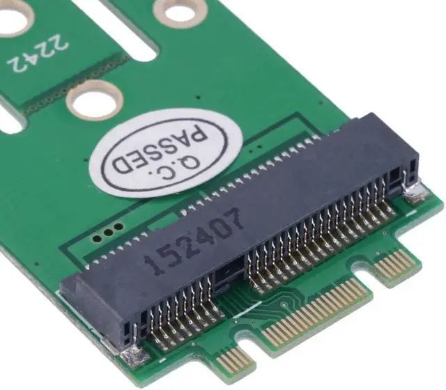 Alt view image 3 of 5 - NGFF M2 B SATA-Based Solid State Drives to MSATA Adapter Converter Card for Windows for WinCE & for Linux