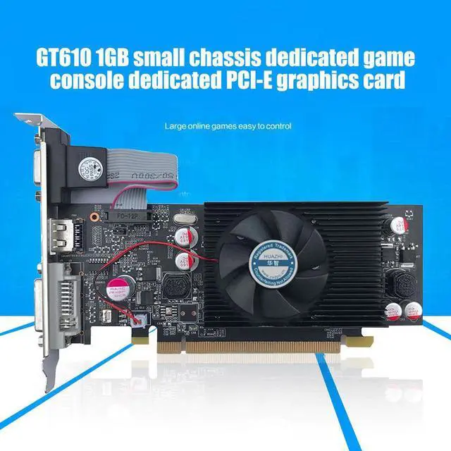 Alt view image 3 of 5 - GeForce VCGGT610 XPB 1GB DDR3 SDRAM PCI Express 2.0 Video Card