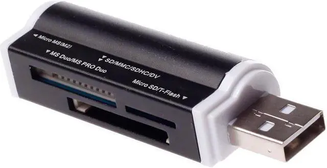 Alt view image 3 of 5 - USB2.0 All In One Multi-Function Memory Card Reader For Micro SD SDHC TF M2 MS