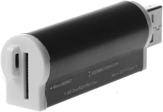 Alt view image 4 of 5 - USB2.0 All In One Multi-Function Memory Card Reader For Micro SD SDHC TF M2 MS