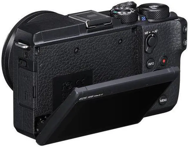 Alt view image 4 of 4 - Canon EOS M6 Mark II Mirrorless Digital Camera with 15-45mm Lens and EVF-DC2 (Black) International model (No Warranty)